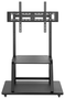 Aisens Soporte de Suelo ECO FT100E-231 con Ruedas y Bandeja DVD, Negro