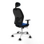 PIQUERAS Y CRESPO Silla de oficina Jorquera Azul y Negro