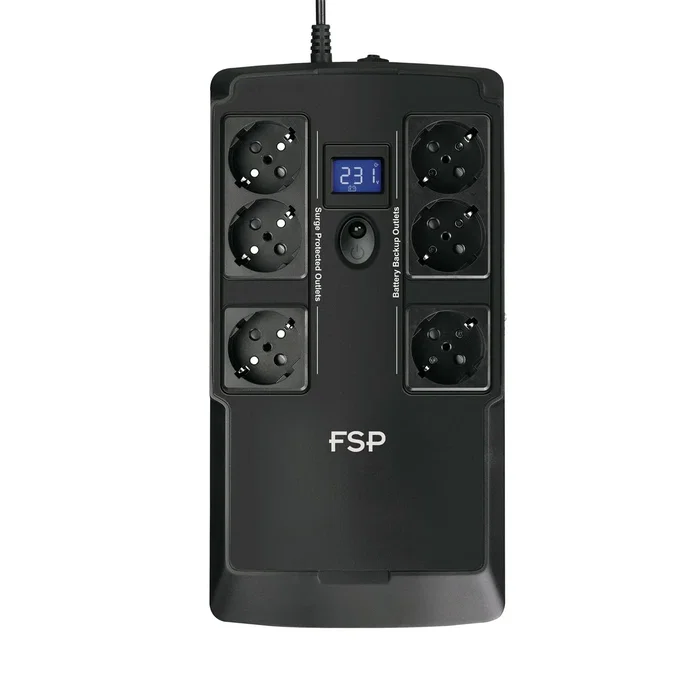 FSP NanoFit 800 800VA 480W 6 Salidas AC FSP NanoFit 800 800VA 480W 6 Salidas AC