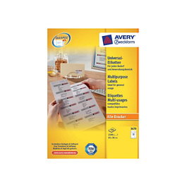 AVERY Zweckform Etiquetas 3670 Blanco 64,0 x 36,0 mm
