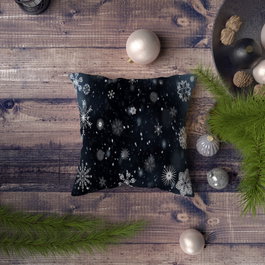 Aberto Design NYXMAS028 Funda de Cojín 43x43cm 50% Poliéster 50% Algodón Digital