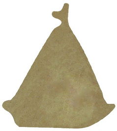 Figuras Niefenver Carton Barco Velero 4 Unidades