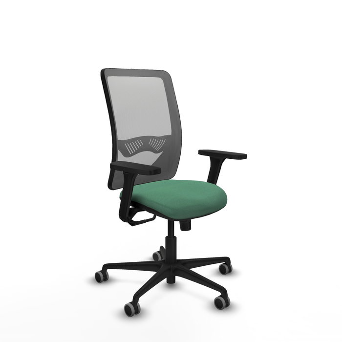 PIQUERAS Y CRESPO Silla de oficina Zulema Verde esmeralda y Gris PIQUERAS Y CRESPO Silla de oficina Zulema Verde esmeralda y Gris