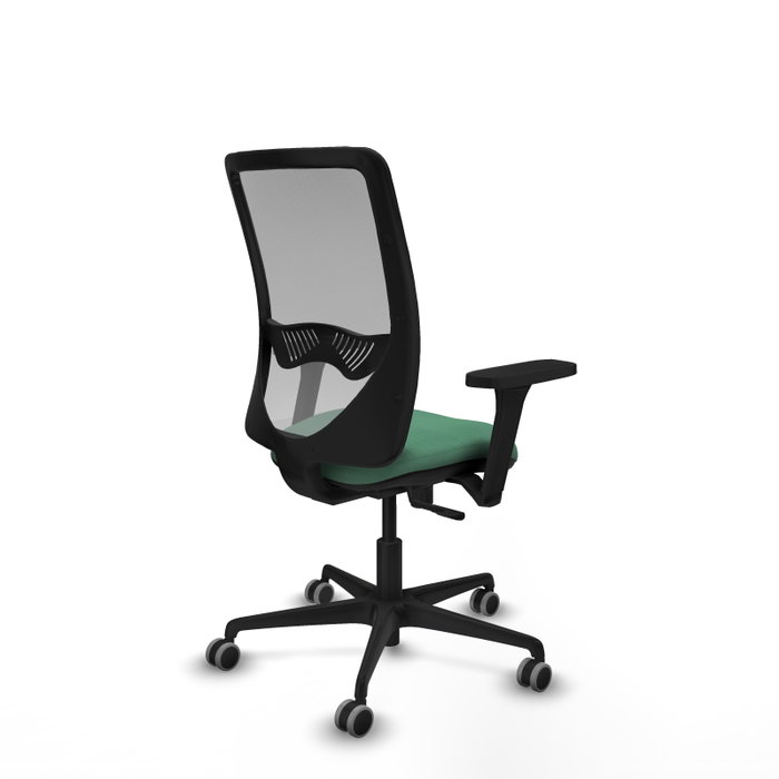 PIQUERAS Y CRESPO Silla de oficina Zulema Verde esmeralda y Gris PIQUERAS Y CRESPO Silla de oficina Zulema Verde esmeralda y Gris