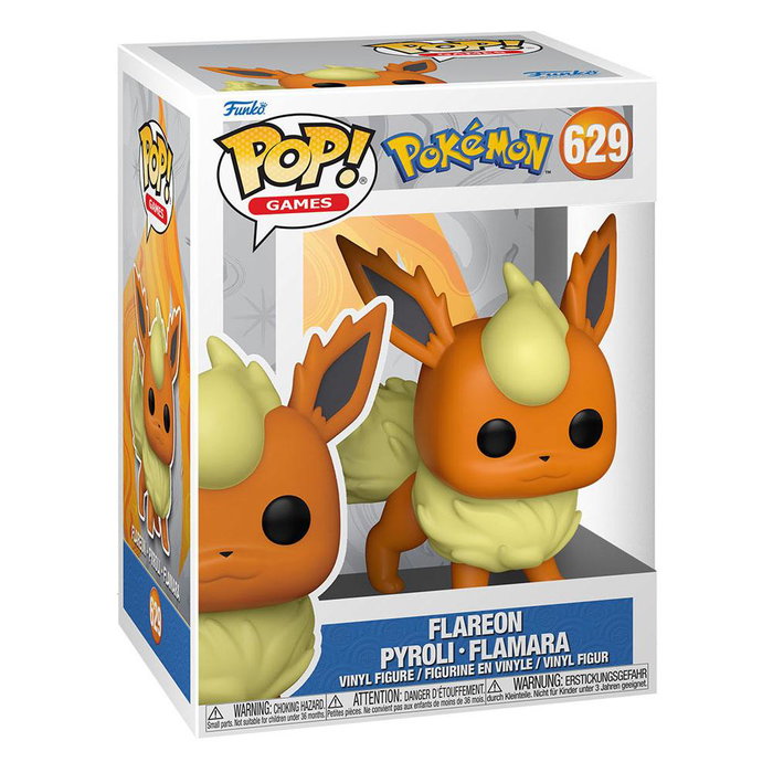 Pokémon POP! Games Vinyl Figura Flareon (EMEA) 9 cm