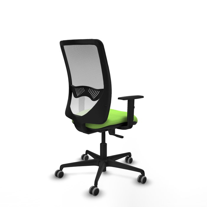 PIQUERAS Y CRESPO Silla de oficina Zulema Pistacho y Blanco