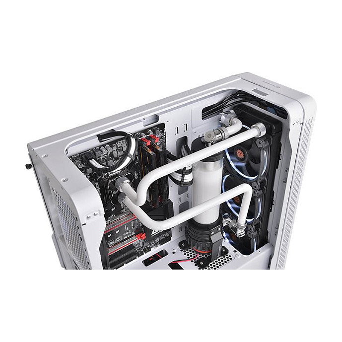 Thermaltake Pacific C-PRO G1 4 Tubos PETG 16mm OD Compresión Chrome Chrome Thermaltake Pacific C-PRO G1 4 Tubos PETG 16mm OD Compresión Chrome Chrome