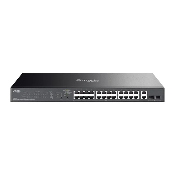 TP-Link Omada ES228GP Switch Gestionado de 28 Puertos con 24 Puertos PoE+ TP-Link Omada ES228GP Switch Gestionado de 28 Puertos con 24 Puertos PoE+