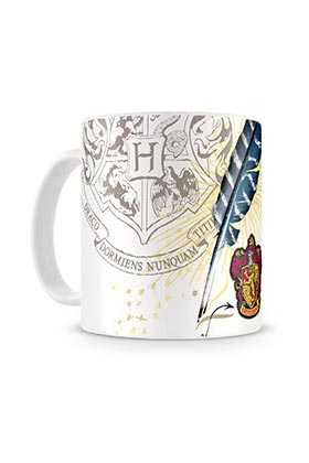SD TOYS Taza Casas Hogwarts Harry Potter Plástico Transparente Apta Microondas Lavavajillas