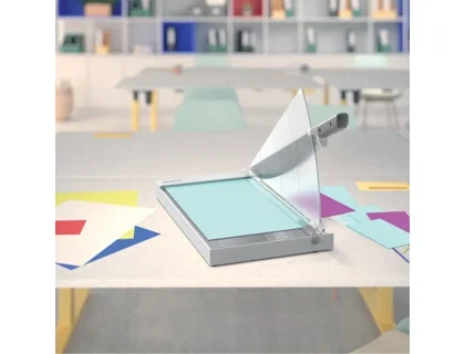 Leitz Precision Office A3 Guillotina de Palanca con Base de Cristal