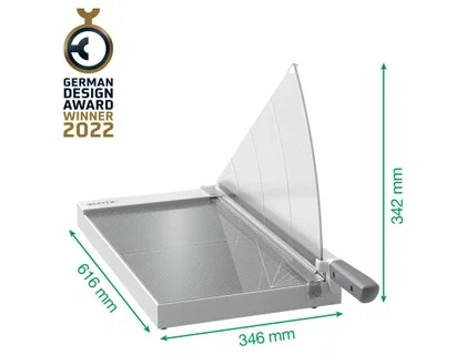 Leitz Precision Office A3 Guillotina de Palanca con Base de Cristal