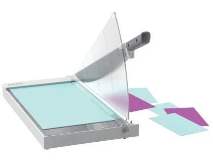 Leitz Precision Office A3 Guillotina de Palanca con Base de Cristal