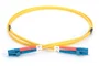 Digitus DK-2933-02 Cable de Fibra Óptica Duplex Monomodo OS2, LC a LC, 9/125 µm, 2 Metros, Amarillo