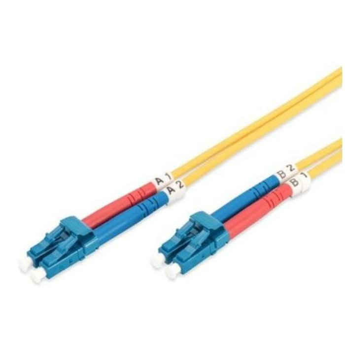 Digitus Cable de conexión de fibra óptica LC a LC OS2 2m Amarillo
