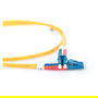 Digitus LWL Patchkabel LC -> LC 2.00m Singlemode Duplex OS2 Cable de Fibra Óptica Amarillo Monomodo 2m