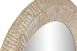 DKD Home Decor Espejo Moderno Dorado Metal Cristal 78 x 78 x 4 cm