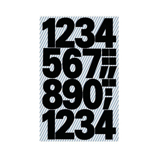 AVERY Zweckform Números 3785 Negros de 25,0 mm, 48 Etiquetas