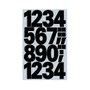 AVERY Zweckform Números 3785 Negros de 25,0 mm, 48 Etiquetas