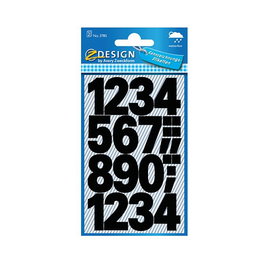AVERY Zweckform Números 3785 Negros de 25,0 mm, 48 Etiquetas