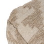 Puf Blanco Natural Lana-Algodón 80 X 80 X 40 cm