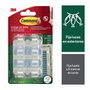 3M Command mini gancho para luces exterior transparente (8 uds + 10 tiras)