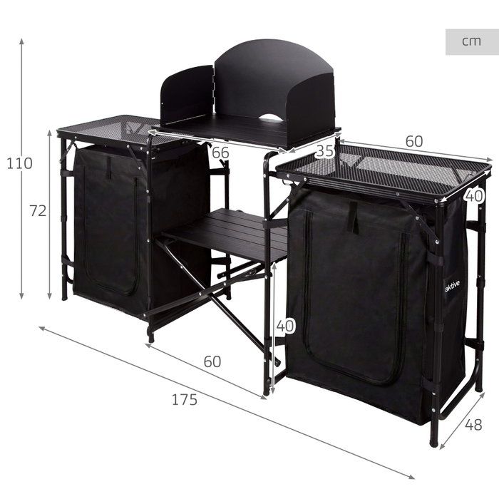 AKTIVE-ARMARIO CAMPING ALU 175 AKTIVE-ARMARIO CAMPING ALU 175
