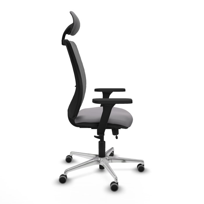 PIQUERAS Y CRESPO Silla de oficina Zulema Gris con Mecanismo Sincro/Traslack