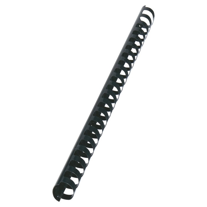 Gbc Canutillo de plástico ovalado 32 mm negro, caja de 50 unidades Gbc Canutillo de plástico ovalado 32 mm negro, caja de 50 unidades