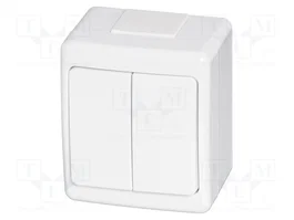 PAWBOL Interruptor Estanco de Araña Blanco Serie BETA