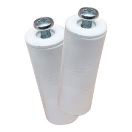 Edm Tope Persiana Pr08 Blanco 60 mm 2 unidades