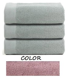 DKD Home Decor Toalla de Tocador de Algodón Rosa