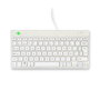 R-Go Tools Teclado Ergonómico R-Go Compact Break, AZERTY (BE), Cableado, Blanco, Software de Descanso Integrado