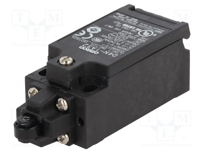 OMRON D4N-1A32 Interruptor de fin de carrera con roldana de plástico Ø9,5mm OMRON D4N-1A32 Interruptor de fin de carrera con roldana de plástico Ø9,5mm