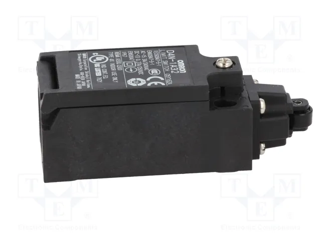 OMRON D4N-1A32 Interruptor de fin de carrera con roldana de plástico Ø9,5mm OMRON D4N-1A32 Interruptor de fin de carrera con roldana de plástico Ø9,5mm