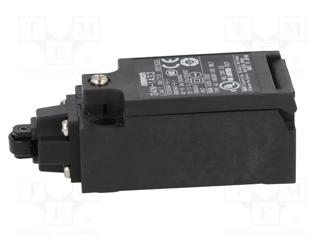 OMRON D4N-1A32 Interruptor de fin de carrera con roldana de plástico Ø9,5mm OMRON D4N-1A32 Interruptor de fin de carrera con roldana de plástico Ø9,5mm