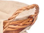 Kipit Cesta Redonda con Asas 34x30x15 cm Natural (Set de 24)