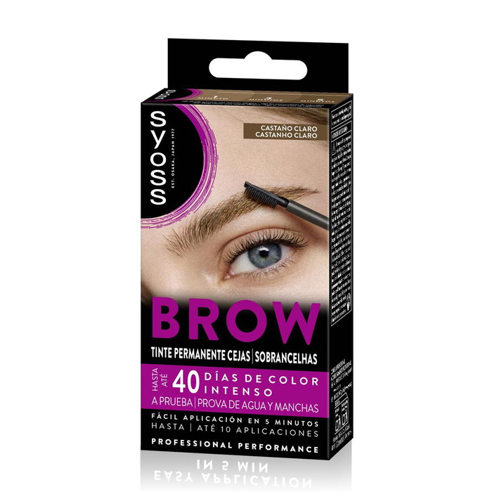 Syoss Brow Tintura Permanente para Cejas Castaño Claro
