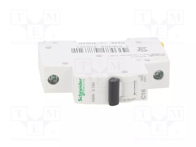 SCHNEIDER ELECTRIC K60N MCB ACTI9 16A 1P 6kA
