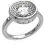 Guess Anillo Unique Solitaire JUBR03397JWRH56 Gris