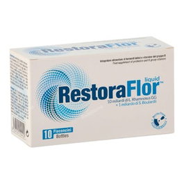 UGA NUTRACEUTICALS Restoraflor 10 Viales Probióticos y Vitaminas B para Reducir Cansancio y Fatiga