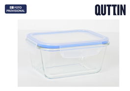 Inde Fiambrera Rectangular Hermética 17.8 x 13.5 cm 800 cc (6 Unidades)