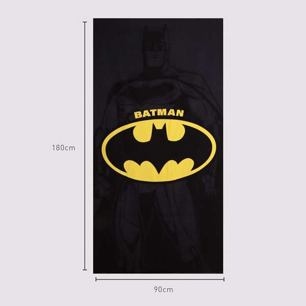 Cerdá Toalla de Microfibra Batman 90x180 cm Edad Mínima 3 años
