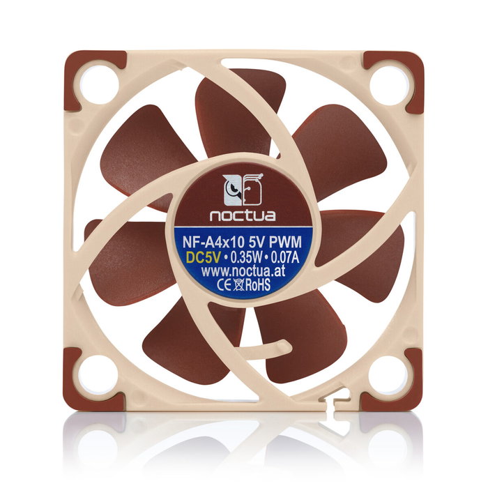 Noctua NF-A4X10 5V PWM Ventilador de Carcasa 40 mm Marrón