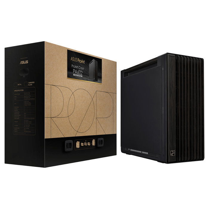 ASUS ProArt PA602 Wood Edition - Torre Midi, Panel de Metal y Madera, PWM, Negro, ATX/EATX/microATX/Mini-ITX, Compatible Refrigeración Líquida ASUS ProArt PA602 Wood Edition - Torre Midi, Panel de Metal y Madera, PWM, Negro, ATX/EATX/microATX/Mini-ITX, Compatible Refrigeración Líquida