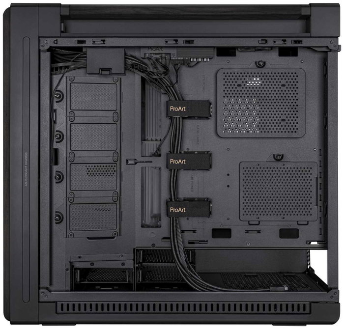 ASUS ProArt PA602 Wood Metal PWM Black Caja Torre Media ATX, Panel Lateral Metal, Sin Iluminación ASUS ProArt PA602 Wood Metal PWM Black Caja Torre Media ATX, Panel Lateral Metal, Sin Iluminación
