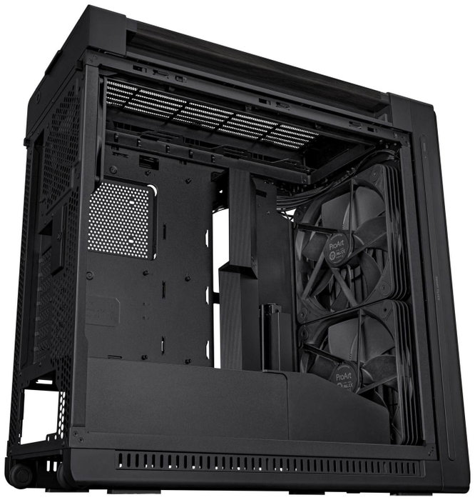 ASUS ProArt PA602 Wood Metal PWM Black Caja Torre Media ATX, Panel Lateral Metal, Sin Iluminación ASUS ProArt PA602 Wood Metal PWM Black Caja Torre Media ATX, Panel Lateral Metal, Sin Iluminación