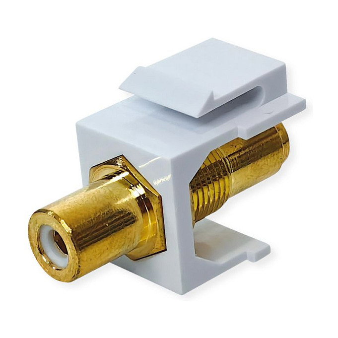 VALUE Módulo Keystone RCA Hembra Doble Angular VALUE Módulo Keystone RCA Hembra Doble Angular