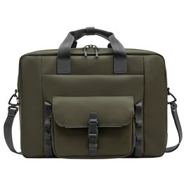 HP Bolsa Modular Bandolera para Portátil 15.6 Pulgadas (39.6 cm), Poliéster, Resistente al Agua, Gris/Verde, Hasta 1.14 kg