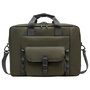 HP Bolsa Modular Bandolera para Portátil 15.6 Pulgadas (39.6 cm), Poliéster, Resistente al Agua, Gris/Verde, Hasta 1.14 kg