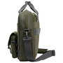 HP Bolsa Modular Bandolera para Portátil 15.6 Pulgadas (39.6 cm), Poliéster, Resistente al Agua, Gris/Verde, Hasta 1.14 kg
